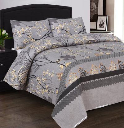 Pale Grey Bed Sheet Set