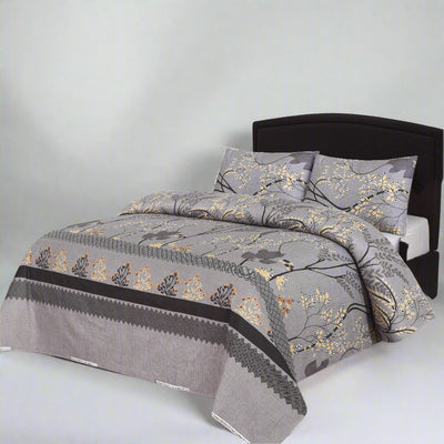Pale Grey Bed Sheet Set