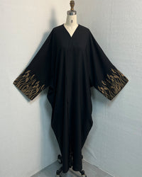 Embroidery Outerwear Abaya Robe