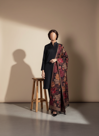 Sarinnah Premium D14-Luxury Formal Heavy Embroidered Karandi Shawl.