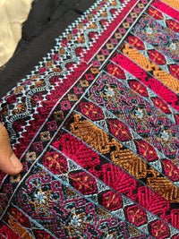 Sarinnah Premium D60-Luxury Formal Heavy Embroidered Karandi Shawl.