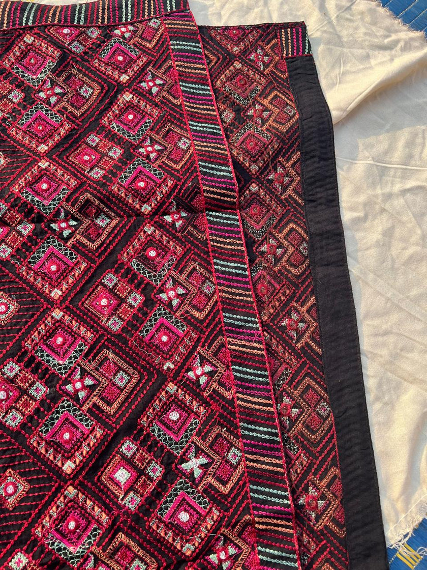 Sarinnah Premium D74-Luxury Formal Heavy Embroidered Karandi Shawl.