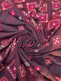 Sarinnah Premium D74-Luxury Formal Heavy Embroidered Karandi Shawl.