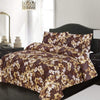 Floral Brown Bed Sheet Set